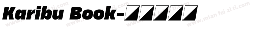 Karibu Book字体转换